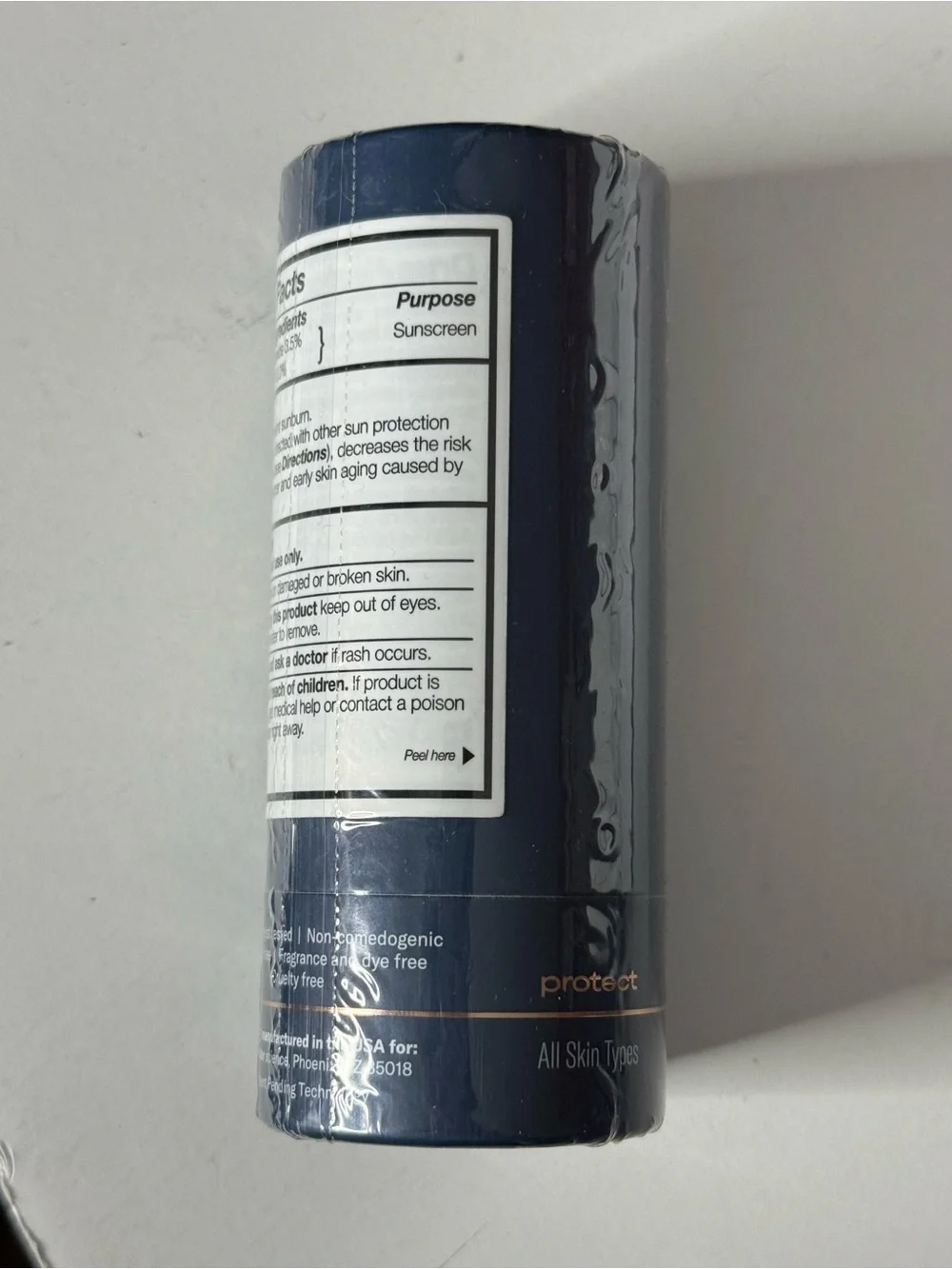 Sunbetter SPF 75 Mineral Sunscreen Stick - Navy - Picture 4 of 5